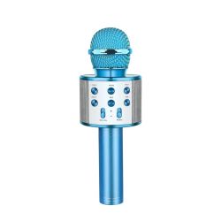 Детски Безжичен Караоке Микрофон Stitch с Bluetooth, Син