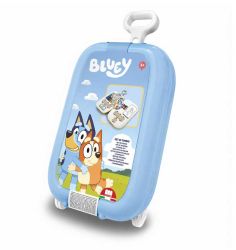 Детски комплект за рисуване Bluey в куфарче на колелца с аксесоари 