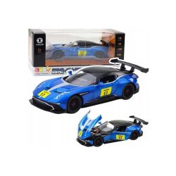 Метална кола Aston Martin Valkyrie AMR Pro 1:22, синя