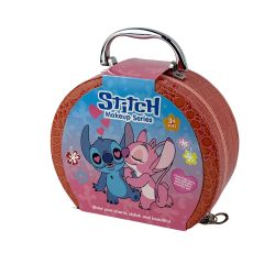Детски комплект за грим в куфарче Stitch Makeup Series, 15 части, Оранжево