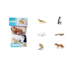 Комплект фигурки полярни животни FAUNA – 6 броя
