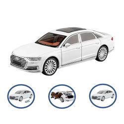 Колекционерски метален модел Audi A8L Luxury Edition, 1:24, Бял, Без индивидуална опаковка