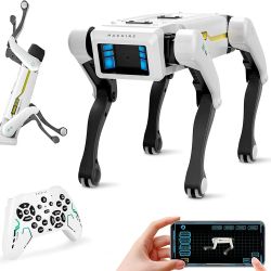 Интерактивно робот куче Smart Dog, RC, APP управление, Бяло