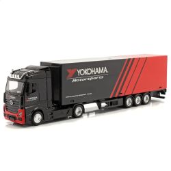 Метален камион Bburago Mercedes-Benz Actros Yokohama Motorsports, 1:43