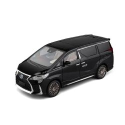 Метален миниван Lexus LM 300h, отварящи се врати, черен, без индивидуална опаковка