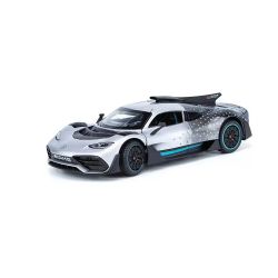 Метална кола Mercedes-AMG ONE, 1:24, сребриста