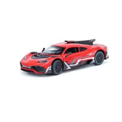 Метална кола Mercedes-AMG ONE, 1:24, Червена