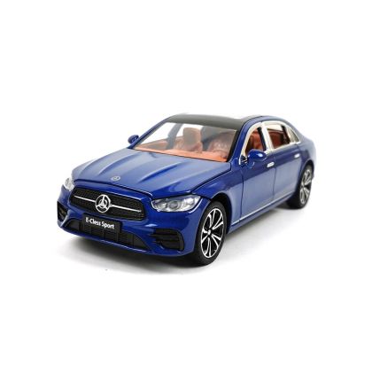 Метален автомобил Mercedes Benz E Class, Син, Без опаковка