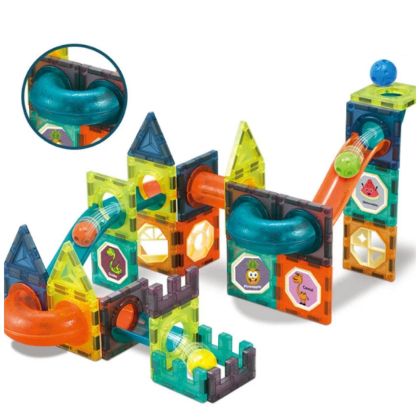 Магнитен конструктор, С топче, 42 части