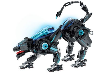 Конструктор за деца Черна пантера - 3824 части