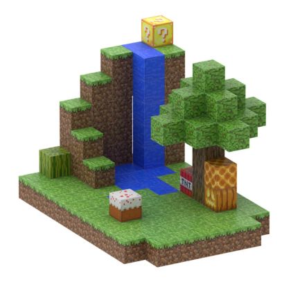 Магнитен конструктор Minecraft стил – 128 части