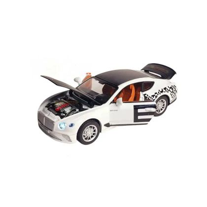 Метална кола Bentley Continental GT 1:22, бяла