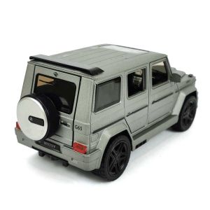 Метален джип с звук и светлини, Mercedes G Class/ сива, Без опаковка