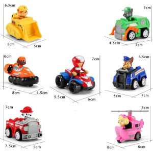 Пес патрул Paw patrol 7 героя комплект кучета с коли