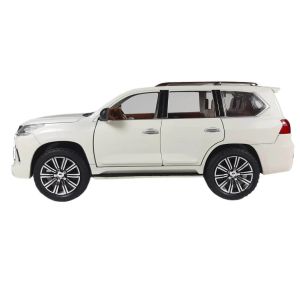 Метален джип LEXUS lx570, с отварящи се врати, бяла, Без опаковка!