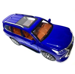 Метален джип LEXUS lx570, с отварящи се врати, синя, Без опаковка!