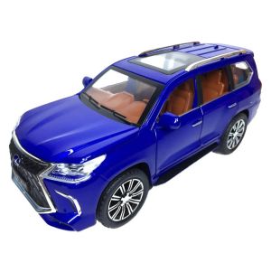Метален джип LEXUS lx570, с отварящи се врати, синя, Без опаковка!