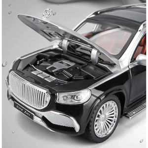 Метален джип mercedes-maybach gls 600, С отварящи се врати, Сив