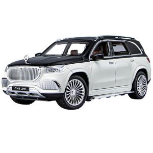 Метален джип mercedes-maybach gls 600, С отварящи се врати, Бял