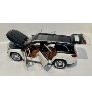 Метален джип mercedes-maybach gls 600, С отварящи се врати, Бял
