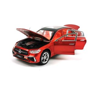 Метален автомобил Mercedes Benz C Class, Червен, Без опаковка
