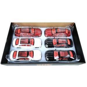 Метален автомобил Mercedes Benz C Class, Червен, Без опаковка