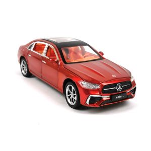 Метален автомобил Mercedes Benz C Class, Червен, Без опаковка