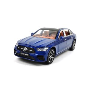 Метален автомобил Mercedes Benz E Class, Син, Без опаковка