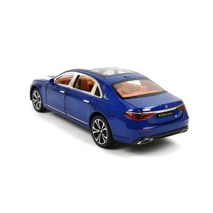 Метален автомобил Mercedes Benz E Class, Син, Без опаковка