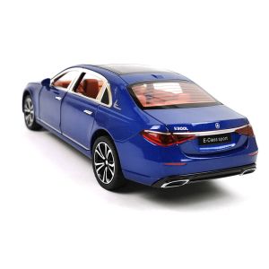 Метален автомобил Mercedes Benz E Class, Син, Без опаковка