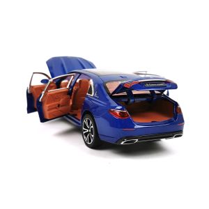 Метален автомобил Mercedes Benz E Class, Син, Без опаковка