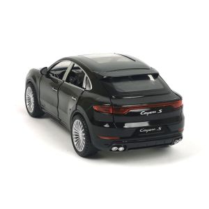 Метална кола Porsche Cayenne, С отварящи се врати, 1:24, Черна, Без опаковка
