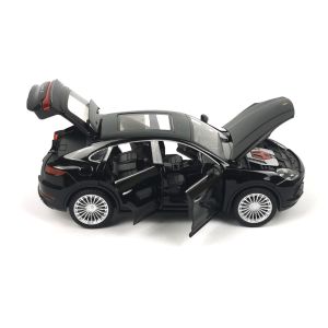 Метална кола Porsche Cayenne, С отварящи се врати, 1:24, Черна, Без опаковка