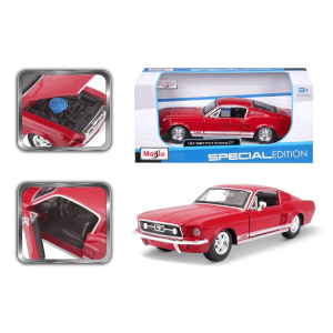 Метален автомобил, FORD MUSTANG GT, 1:24, Maisto, Червена