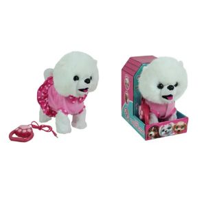 Ходещо плюшено кученце, С дистанционно и къщичка, Интерактивно