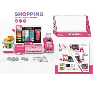 Детски електронен касов апарат с аксесоари и звукови ефекти
