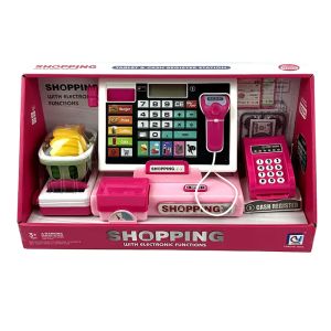 Детски електронен касов апарат с аксесоари и звукови ефекти