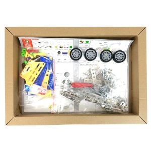 Метален конструктор полицейска кола 119 части – сглобяем модел