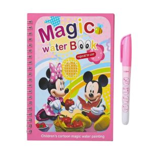 Магическа книжка за оцветяване с вода Мики Маус + воден маркер