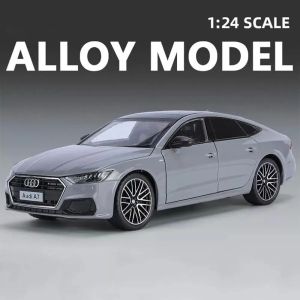 Метална кола Audi A7 1:24 – сив металик, Без опаковка