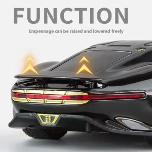 Метална кола Mercedes-Benz AMG Vision GT 1:24 – черен, Без опаковка