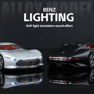 Метална кола Mercedes-Benz AMG Vision GT 1:24 – черен, Без опаковка