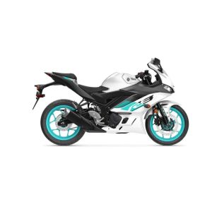 Метален мотор Yamaha R3 1:12 бял със спортен дизайн