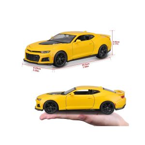 Метална кола Chevrolet Camaro ZL1 2017, жълт, Maisto Special Edition, 1:24
