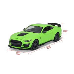 Метална кола Ford Mustang Shelby GT500 2020, зелен, Maisto Special Edition, 1:24