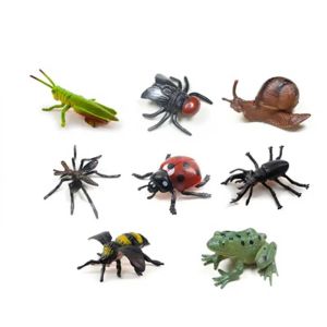 Комплект фигурки насекоми и животни Insect World, 8 части