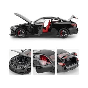 Метална кола BMW M4 Coupe, Черен, 1:24, Без опаковка