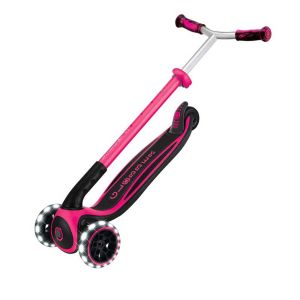 Сгъваема тротинетка за деца над 4 години GLOBBER ACE LIGHTS, розова
