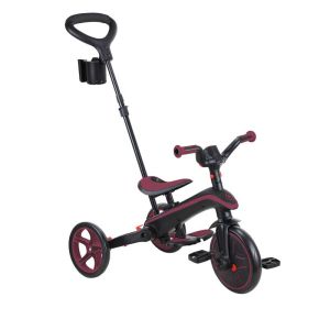  Детска триколка 4 в 1 GLOBBER EXPLORER TRIKE FOLDABLE, сгъваема, цвят бургунди
