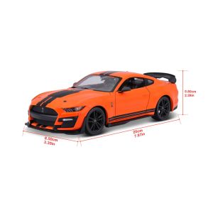 Метална кола Maisto Ford Mustang Shelby GT500 1:24, оранжева